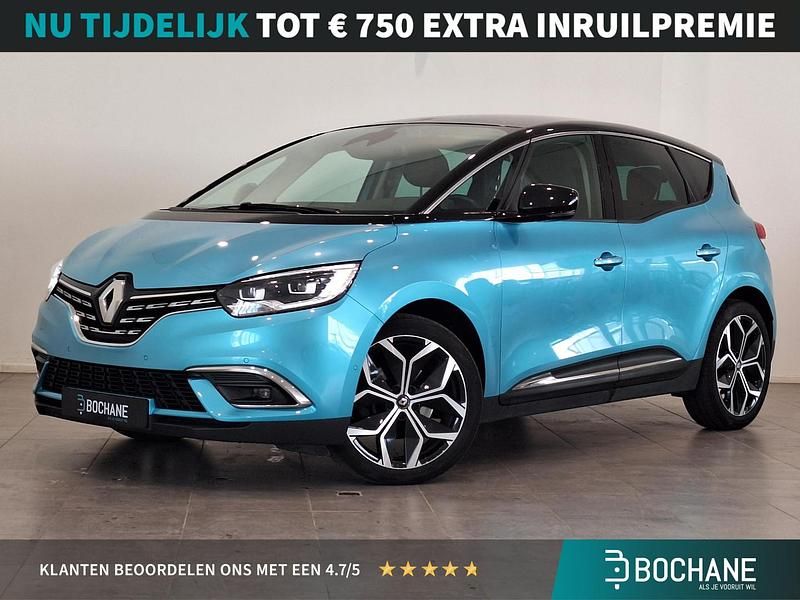 Bleu topaze/noir etoile (yul) (licht blauw) Gebruikt 2021 Renault Scénic IV Intens MPV | € 23.900 (Eerlijke prijs) - Afbeelding 1/4