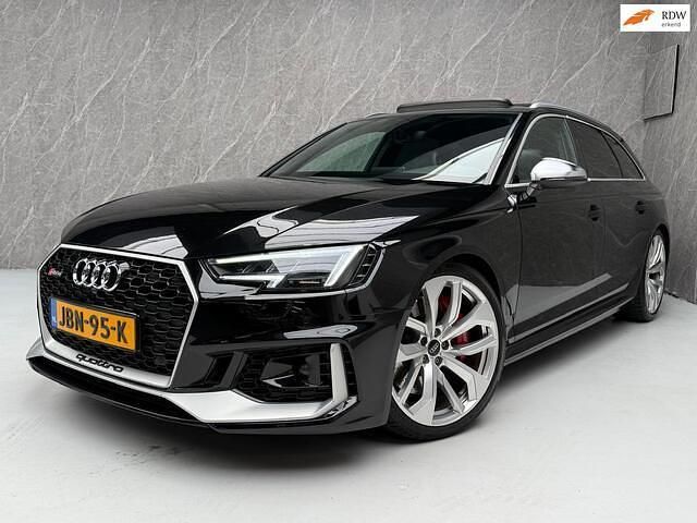 Zwart Gebruikt 2018 Audi RS4 Stationwagen | € 49.950 (Super prijs) - Afbeelding 1/4