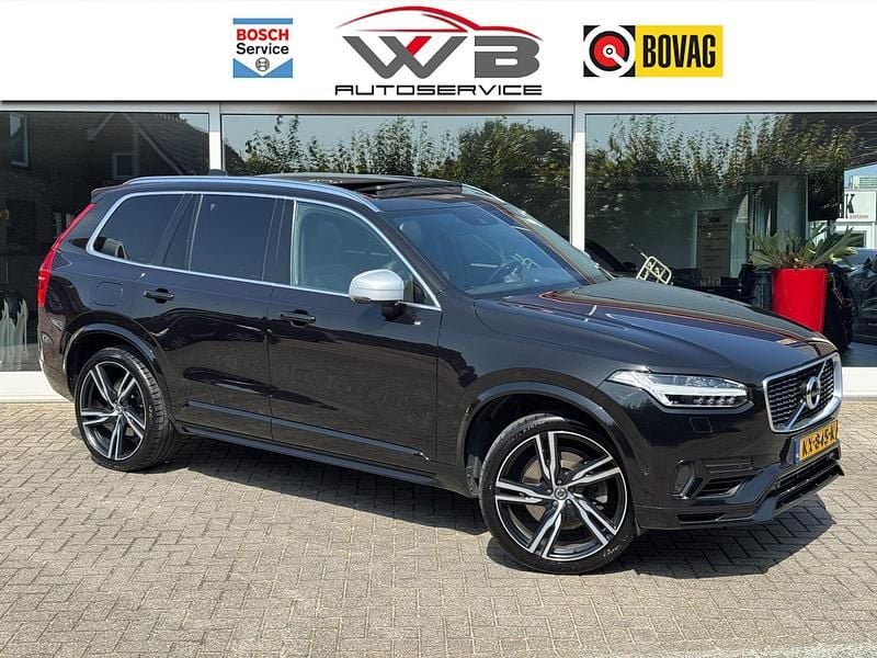 Zwart Gebruikt 2016 Volvo XC90 R-Design SUV | € 31.950 (Eerlijke prijs) - Afbeelding 1/4