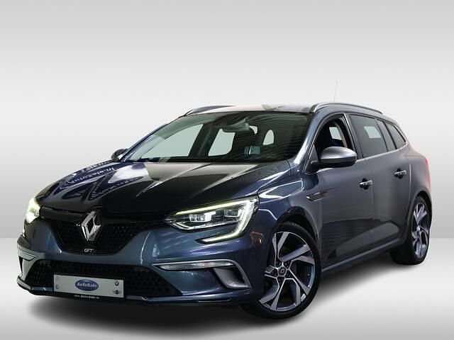 Blauw Occasion 2018 Renault Mégane GrandTour GT Stationwagen | € 18.441 (Eerlijke prijs) - Afbeelding 1/4