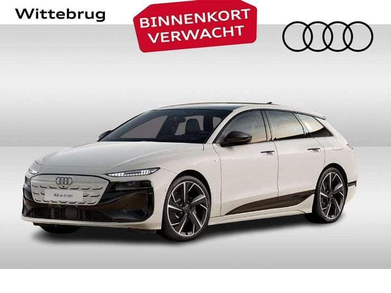 Beige Nieuw 2025 Audi A6 e-tron S-Line Stationwagen | € 77.465 (Iets duurder) - Afbeelding 1/4