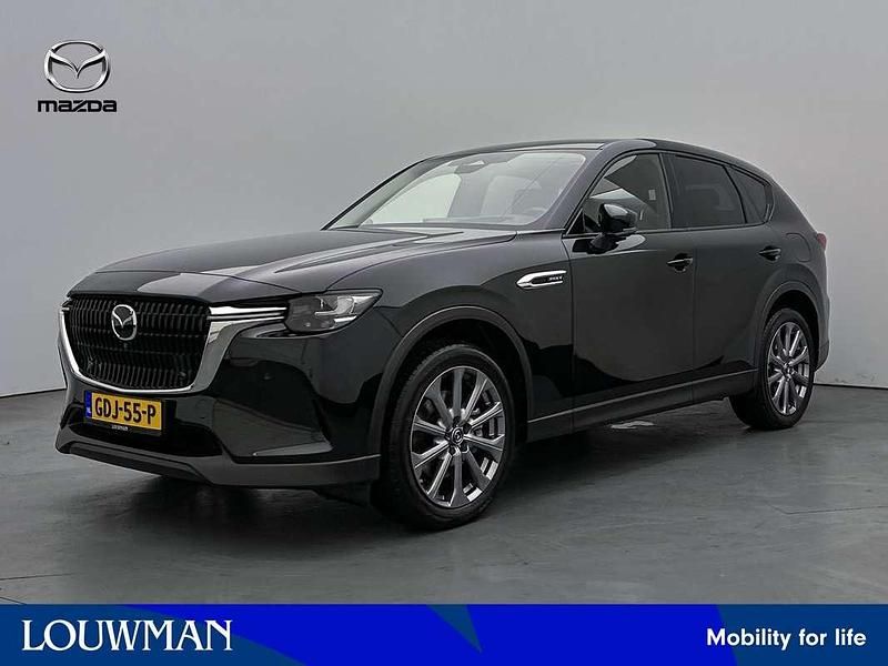 Zwart, metallic lak Gebruikt 2024 Mazda CX-60 Exclusive-Line SUV | € 49.945 (Duur) - Afbeelding 1/3