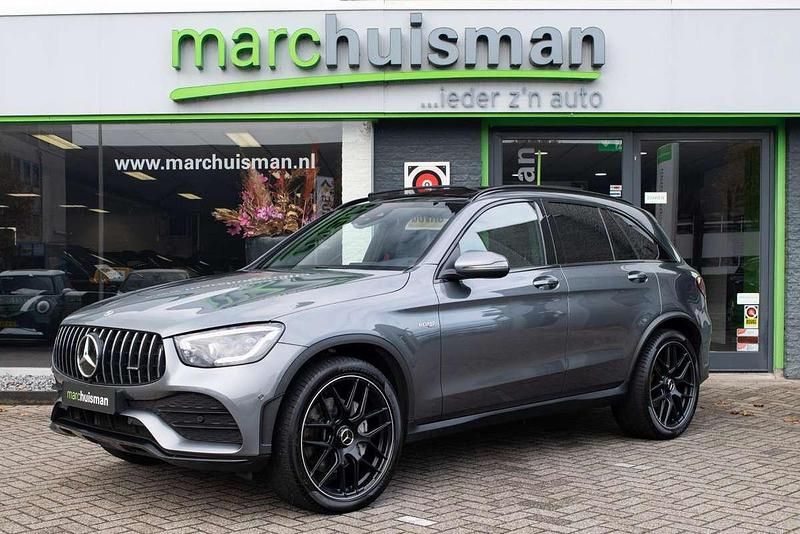 Grijs Gebruikt 2020 Mercedes GLC43 AMG Premium Plus SUV | € 61.950 (Eerlijke prijs) - Afbeelding 1/4