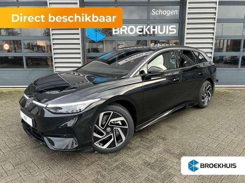 Zwart Nieuw 2025 VW ID.7 Pro Sedan | € 58.960 (Goede deal) - Afbeelding 1/4