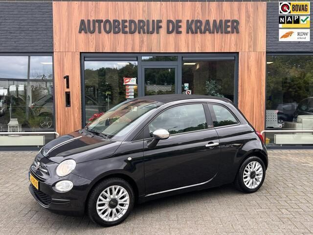 Zwart Gebruikt 2018 Fiat 500C Pop Star Cabriolet | € 9.950 (Goede deal) - Afbeelding 1/4