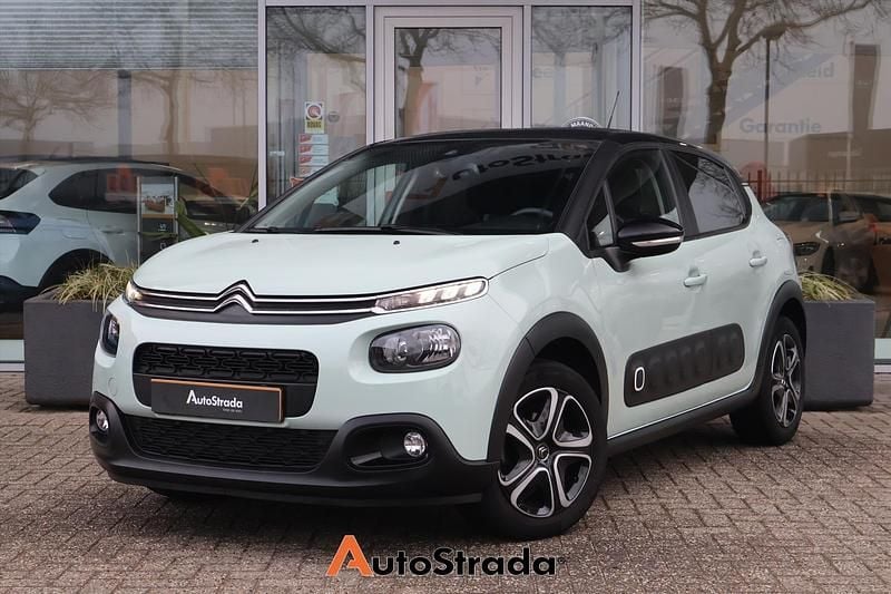Groen Gebruikt 2020 Citroën C3 PureTech Hatchback | € 12.900 (Eerlijke prijs) - Afbeelding 1/4