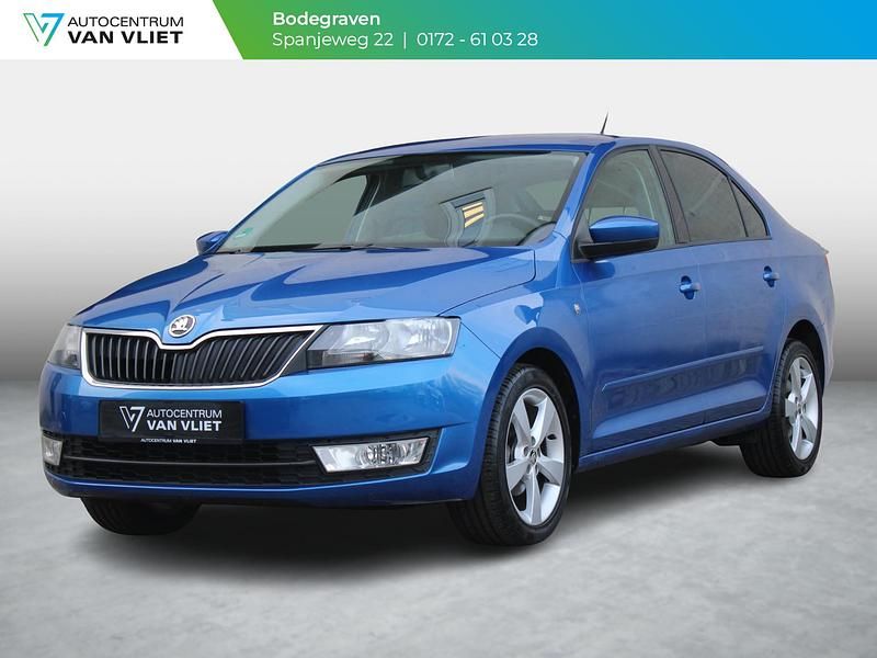 Blauw Gebruikt 2014 Skoda Rapid Business Line Hatchback | € 10.899 (Iets duurder) - Afbeelding 1/4