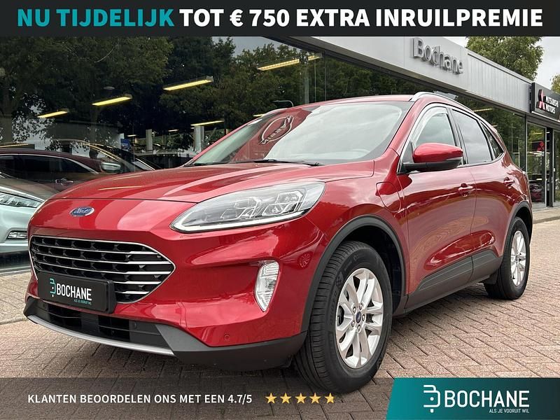 Rood Gebruikt 2022 Ford Kuga ST-Line X SUV | € 23.740 (Goede deal) - Afbeelding 1/4