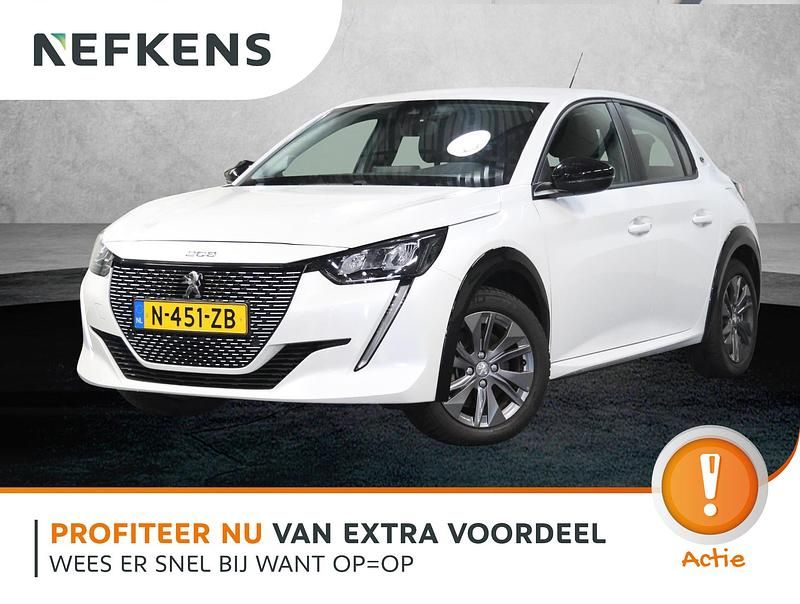 Wit Gebruikt 2022 Peugeot e-208 Active Hatchback | € 15.800 (Goede deal) - Afbeelding 1/4