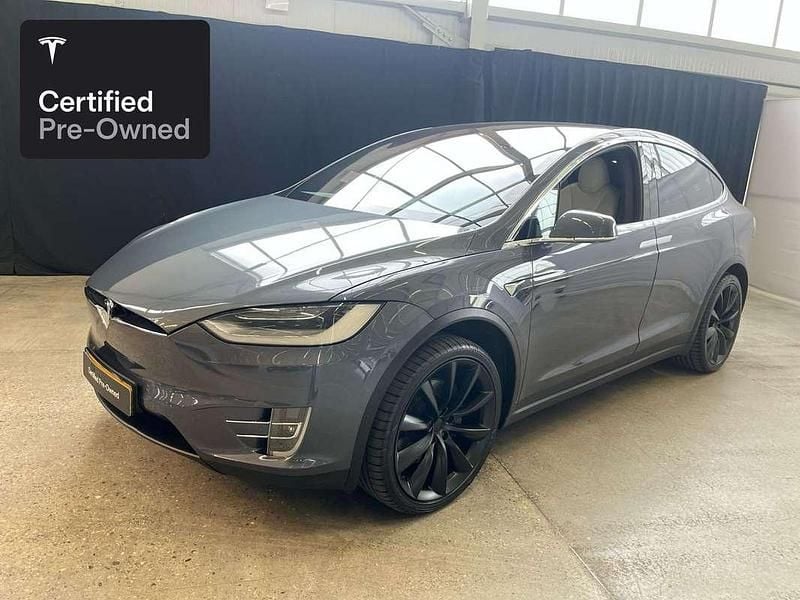Zilver Gebruikt 2019 Tesla Model X Long Range AWD SUV | € 39.600 (Super prijs) - Afbeelding 1/4