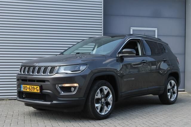 Grijs Gebruikt 2017 Jeep Compass Limited SUV | € 18.999 (Eerlijke prijs) - Afbeelding 1/4