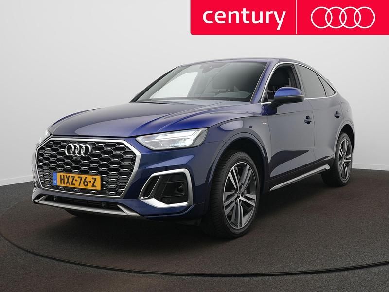 Blauw Occasion 2021 Audi Q5 Sportback Basis SUV | € 44.995 (Eerlijke prijs) - Afbeelding 1/4