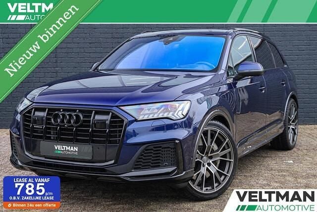 Blauw Gebruikt 2020 Audi Q7 S-Line SUV | € 48.995 (Super prijs) - Afbeelding 1/4
