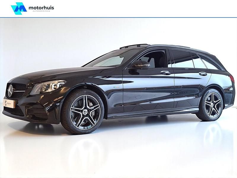 Zwart Occasion 2021 Mercedes C300e Business Stationwagen | € 29.740 (Eerlijke prijs) - Afbeelding 1/4