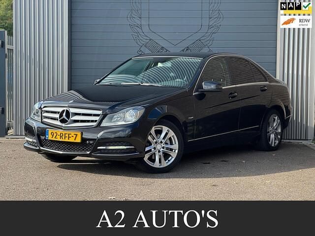 Zwart Gebruikt 2011 Mercedes C180 Avantgarde Sedan | € 9.250 (Goede deal) - Afbeelding 1/4