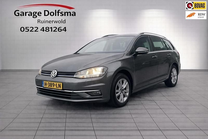 Occasion VW Golf VII Highline 150 PK (110 kW) 2019 Grijs, metallic lak Stationwagen