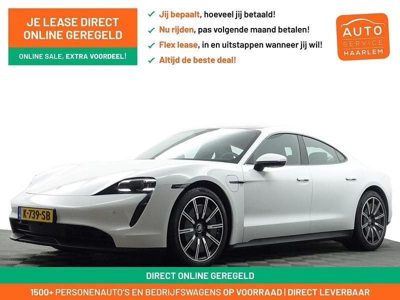 Wit metallic Gebruikt 2021 Porsche Taycan Performance Package Sedan | € 54.900 (Goede deal) - Afbeelding 1/4
