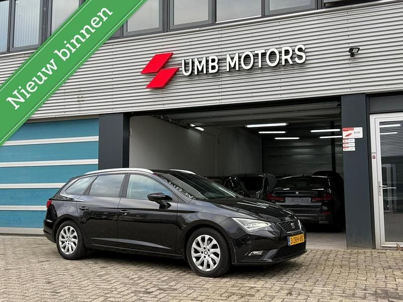 Occasion Seat Leon ST Ecomotive 110 PK (80 kW) 2015 Zwart Stationwagen