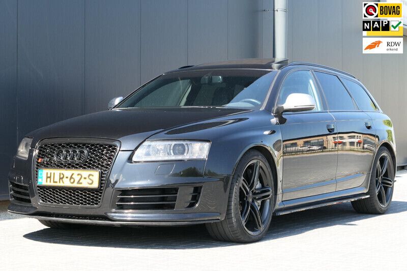 Zwart Gebruikt 2008 Audi RS6 S-Line Stationwagen | € 32.940 - Afbeelding 1/4