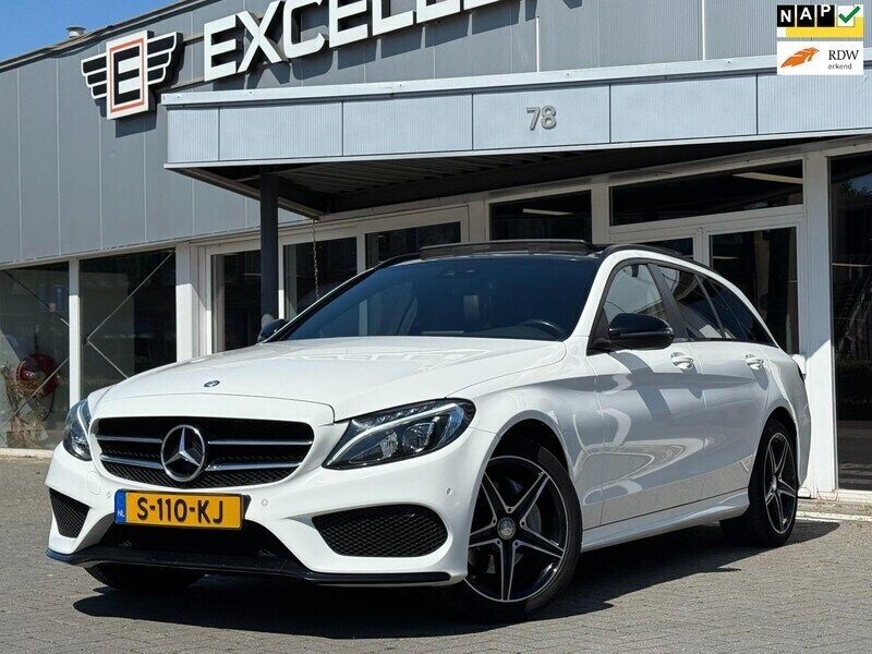 Wit Gebruikt 2016 Mercedes C180 Ambition Stationwagen | € 17.950 (Eerlijke prijs) - Afbeelding 1/4