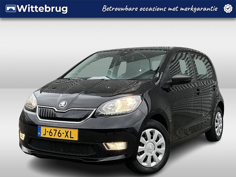 Zwart Gebruikt 2020 Skoda Citigo-e IV Ambition Hatchback | € 11.450 (Eerlijke prijs) - Afbeelding 1/2