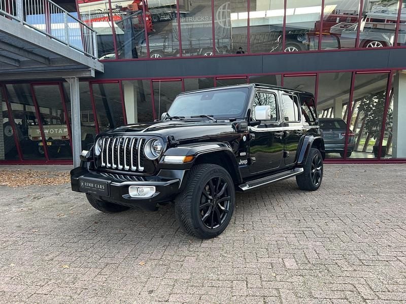 Zwart Gebruikt 2023 Jeep Wrangler Sahara SUV | € 64.950 (Super prijs) - Afbeelding 1/4