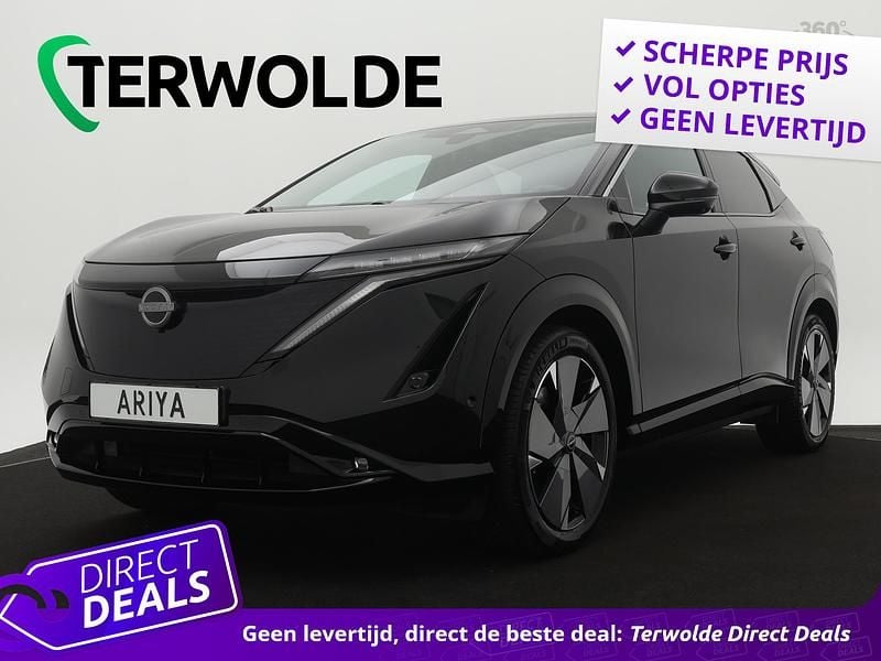 Zwart Nieuw 2024 Nissan Ariya Evolve SUV | € 39.900 (Goede deal) - Afbeelding 1/4