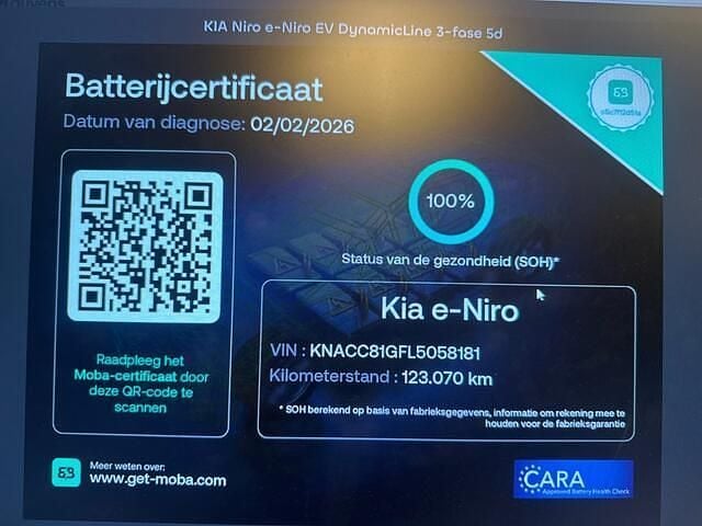 Occasion Kia e-Niro 150 kW (204 PK) 2020 Wit SUV