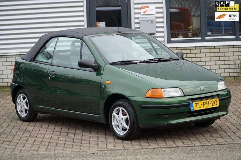 Groen, metallic lak Gebruikt 1996 Fiat Punto Cabriolet S Cabriolet | € 2.350 - Afbeelding 1/4