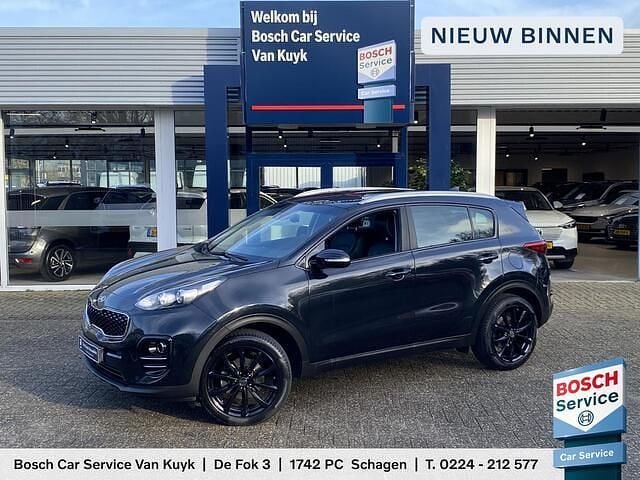 Zwart Occasion 2018 Kia Sportage SUV | € 16.740 (Eerlijke prijs) - Afbeelding 1/4