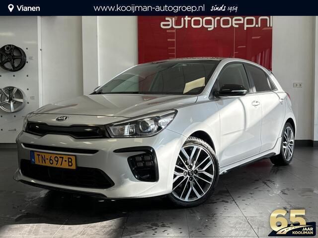 (4ss) silky silver m Gebruikt 2018 Kia Rio GT-Line Hatchback | € 14.950 (Duur) - Afbeelding 1/4