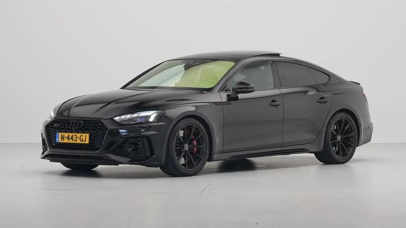 Mythoszwart metallic Gebruikt 2020 Audi RS5 Sportback Comfort Hatchback | € 74.440 - Afbeelding 1/4