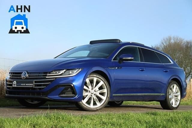 Blauw Gebruikt 2021 VW Arteon R-line Stationwagen | € 27.995 (Goede deal) - Afbeelding 1/4