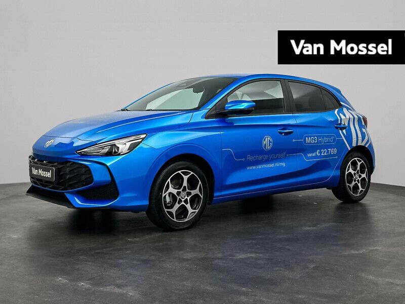 Blauw Gebruikt 2024 MG MG3 Luxury Hatchback | € 23.450 (Eerlijke prijs) - Afbeelding 1/4