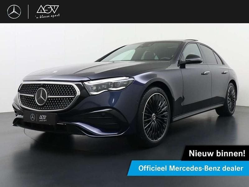 Blauw Nieuw 2025 Mercedes E300 Sport Edition Sedan | € 85.997 (Eerlijke prijs) - Afbeelding 1/4