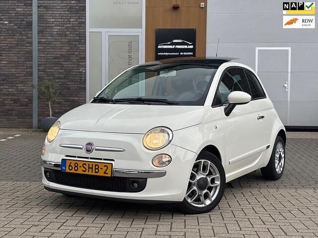 Wit Gebruikt 2011 Fiat 500 Lounge Hatchback | € 4.250 (Goede deal) - Afbeelding 1/4