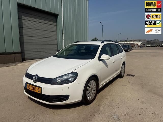 Wit Gebruikt 2012 VW Golf VII Trendline Stationwagen | € 3.500 (Super prijs) - Afbeelding 1/4