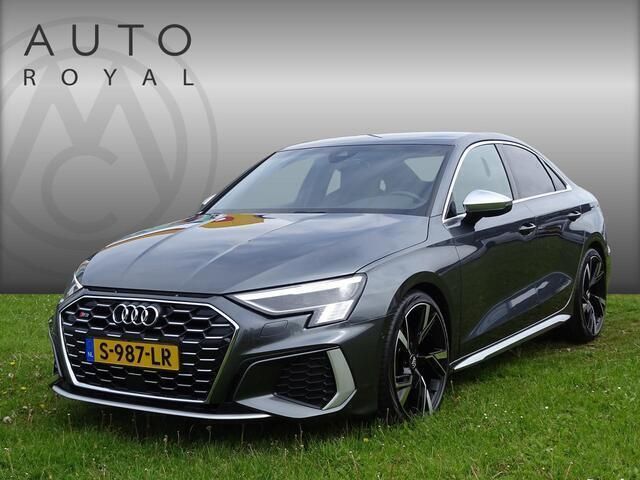 Grijs Gebruikt 2021 Audi S3 S-Line Sedan | € 44.995 (Eerlijke prijs) - Afbeelding 1/4