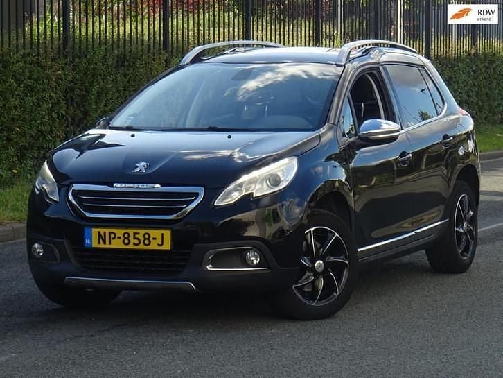 Zwart Gebruikt 2016 Peugeot 2008 SUV | € 7.499 (Eerlijke prijs) - Afbeelding 1/4