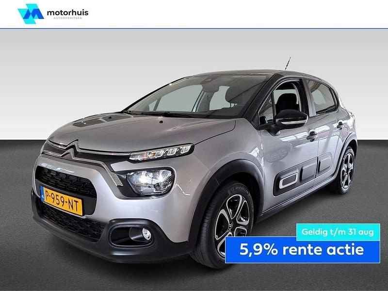 Grijs Gebruikt 2022 Citroën C3 Feel Hatchback | € 12.490 (Eerlijke prijs) - Afbeelding 1/4