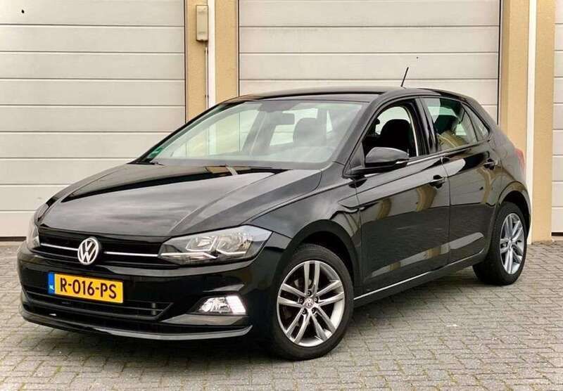 Zwart Gebruikt 2019 VW Polo Highline Hatchback | € 12.999 (Super prijs) - Afbeelding 1/4
