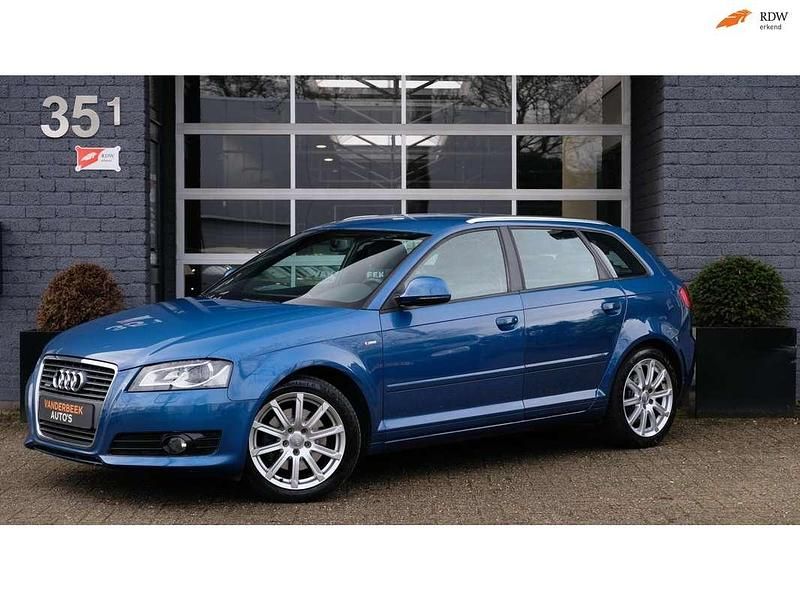 Occasion Audi A3 Sportback S-Line 200 PK (147 kW) 2009 Blauw (metallic) Hatchback