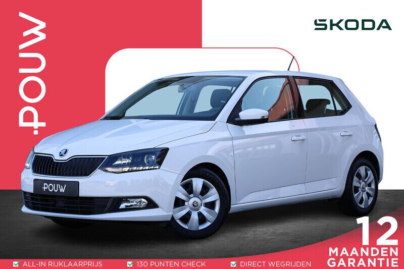 Wit Gebruikt 2016 Skoda Fabia Ambition Hatchback | € 11.200 (Eerlijke prijs) - Afbeelding 1/4