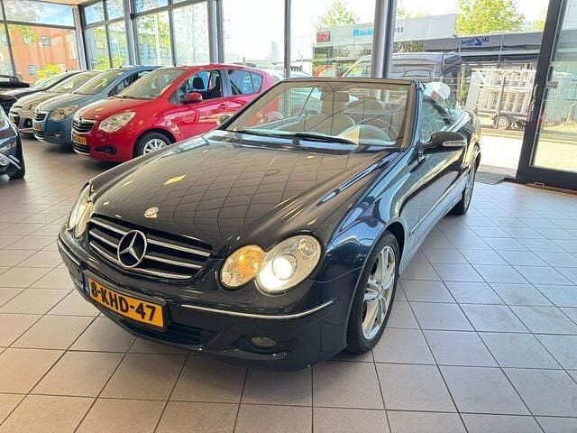 Zwart Gebruikt 2009 Mercedes CLK200 Avantgarde Cabriolet | € 5.950 (Super prijs) - Afbeelding 1/3