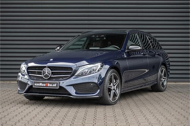 Blauw Gebruikt 2016 Mercedes C250 Prestige Stationwagen | € 24.900 (Duur) - Afbeelding 1/4