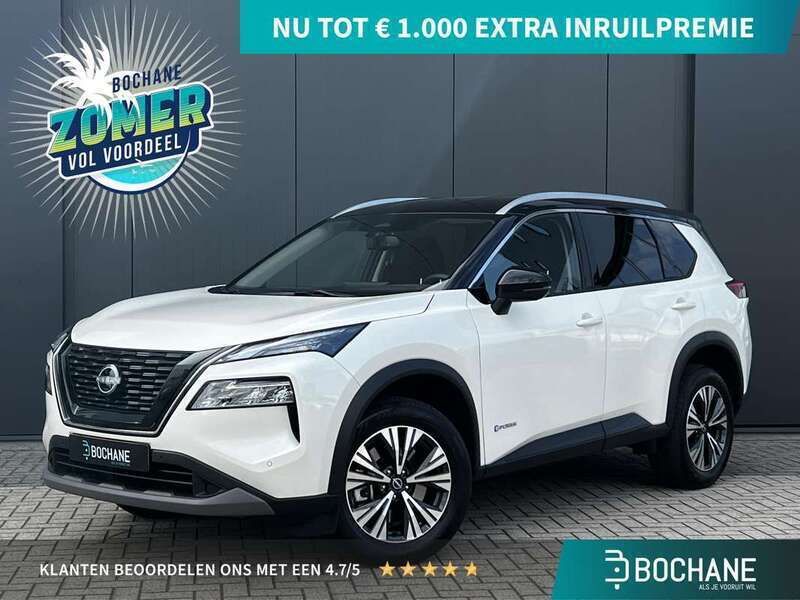 2tone (pearl white/black) Gebruikt 2024 Nissan X-Trail N-Connecta SUV | € 38.500 (Eerlijke prijs) - Afbeelding 1/4