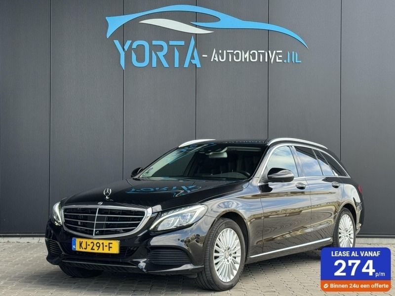 Zwart Gebruikt 2016 Mercedes E350 Stationwagen | € 16.950 (Super prijs) - Afbeelding 1/4
