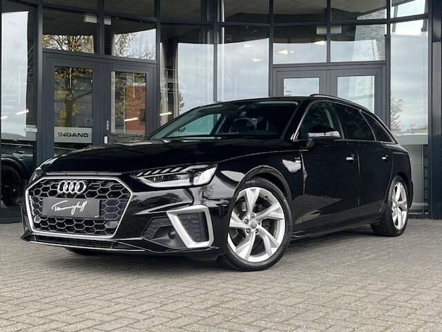 Zwart Gebruikt 2019 Audi A4 S-Line Stationwagen | € 15.995 (Eerlijke prijs) - Afbeelding 1/4