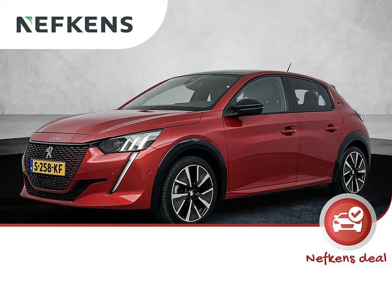 Rood Gebruikt 2021 Peugeot e-208 GT Hatchback | € 19.425 (Duur) - Afbeelding 1/4