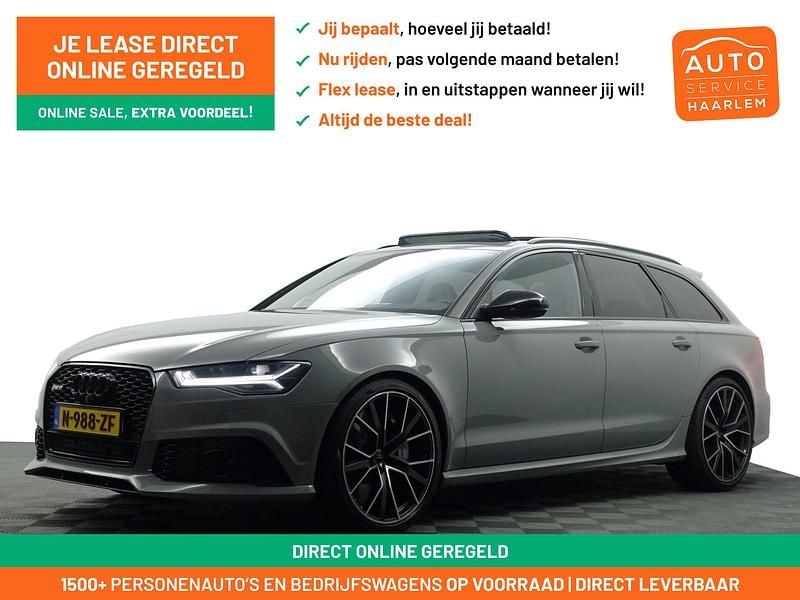 Grijs metallic Occasion 2018 Audi RS6 Performance Stationwagen | € 69.900 (Eerlijke prijs) - Afbeelding 1/4